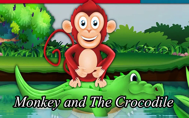 Monkey and the Crocodile Story in English | StoryRevealers