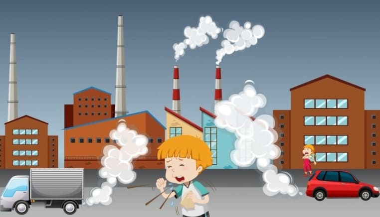 वायु प्रदूषण पर निबंध – Air Pollution Essay in Hindi